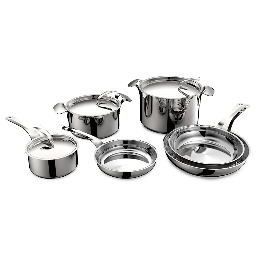Smartpan stainless steel kitchenware kitchen cooking ware pan set cookware sets kitchen supplies