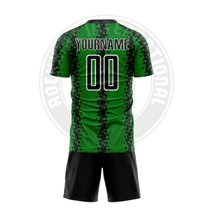 Ensemble d'uniformes de football de qualité supérieure, respirant et à séchage rapide, maillot et short pour les équipes, entraînements et matchs, hommes et femmes - Product Image 5