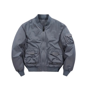 2025 New Arrival Custom Logo Casual Varsity Jacket Full Zipper Thin Stand Collar Filling Design <b>Winter</b> Manufacturer Product - Product Image 1