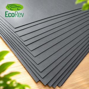 กระดาษคราฟท์สีดำ EcoRev หน้าเดียว หนัก 100 ปอนด์ เคลือบ PE ย่อยสลายได้และทนความร้อน สำหรับภาพถ่ายและข้อความ น้ำหนักตามสั่ง - Product Image 4