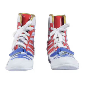 Chaussures de boxe de compétition, design léger et flexible, semelle à forte adhérence, idéales pour les entraînements et performances en ring. - Product Image 1