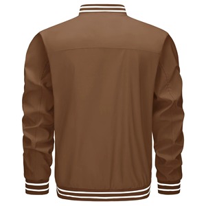 New Real Black <b>Wool</b> <b>Red</b> Leather Sleeve Letterman College Baseball Varsity Jacket Leather Sleeves Varsity Jackets - Product Image 6