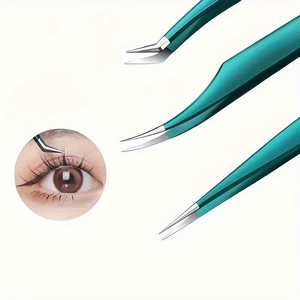 Subhan International – Ensemble de pinces à sourcils en acier inoxydable, outils de maquillage, pour l'épilation des cils, longue durée, anti-rouille, Grafti 13,5 cm - Product Image 4