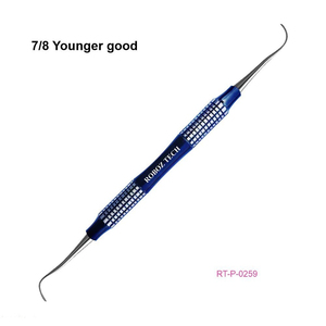 Cureta Dental Manual Ergonómica 13/14 Indiana University Fabricada en Acero Inoxidable por Roboz Tech - Product Image 3