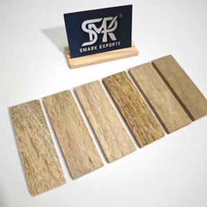 Manches de couteau en bois de manguier sculpté par un designer, plaquettes en bois dur de qualité supérieure, personnalisées pour la fabrication de couteaux DIY - Product Image 1