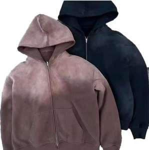 Sweat-shirts à capuche épais pour hommes, 100% coton, 500 g/m², personnalisables avec logo, épaules tombantes - Product Image 3