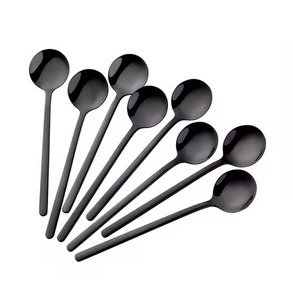 Cuchara de Metal para Té y Café, Cuchara de Acero Inoxidable para Café, Cuchara para Agitar Azúcar, Cubertería para Postre, Calidad Premium - Product Image 6