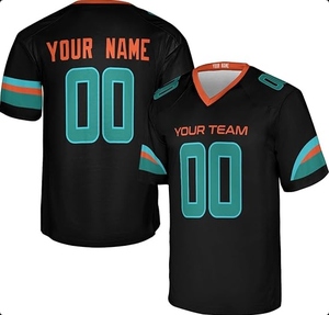 Camiseta de Fútbol Americano Personalizada 2026, 100% Poliéster, Venta al Por Mayor, Secado Rápido, Impresión por Transferencia de Calor, Unisex, Ropa Deportiva para Adultos, OEM - Product Image 3