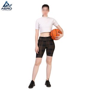 Shorts Deportivos de Cintura Alta para Fitness y Running, Elásticos, para Entrenamiento y Gimnasio, Shorts de Compresión para Mujer al por Mayor - Product Image 3