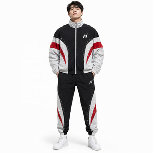 Men's Custom Nylon <b>Rhinestones</b> Windbreaker Tracksuit Lightweight Hooded Streetwear Running <b>Jacket</b> men's <b>jackets</b> - Product Image 1