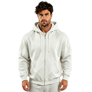 Sudadera con Capucha Personalizada con Pedrería, 100% Algodón, Unisex, Sólida, de Invierno, Holgada, con Bolsillos, Transpirable, 550 Gramos, Gruesa - Product Image 5