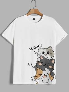 T-shirt en coton 100% avec impression sérigraphique sur le devant, couleur personnalisée |   T-shirt décontracté respirant à séchage rapide, coupe classique, pour hommes et femmes - Product Image 6