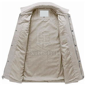 Veste bomber coupe-vent pour homme, best-seller, qualité supérieure, 100% coton, col montant, logo sur le devant, fabriquée au Pakistan pour l'hiver - Product Image 4