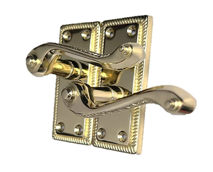 Compre al por mayor: Manija de puerta de latón macizo de alta resistencia con diseño moderno, pomo de paso para cocina y baño. - Product Image 4