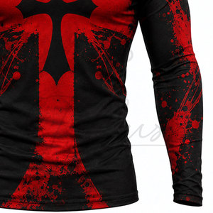 Nuevo Diseño, Mejor Calidad, Camiseta de Compresión para Hombre, Venta al Por Mayor, MOQ Bajo, Color Sólido, para Invierno y Actividades al Aire Libre - Product Image 5