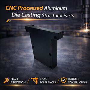Pièces structurelles en aluminium moulé sous pression traitées par CNC - Product Image 3