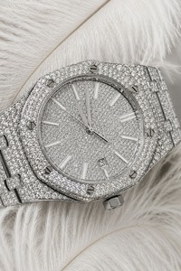 Elegante Reloj de Lujo con Diamantes Moissanite VVS, Estilo Hip Hop, para Hombre, Ideal para Cumpleaños, Aniversarios, Fiestas y Eventos - Product Image 6