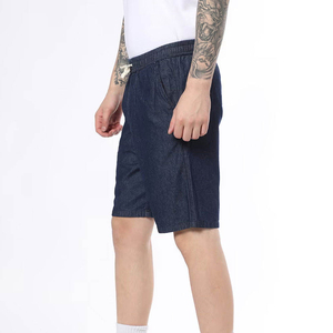 Shorts Cargo en Coton Effiloché pour Homme, Taille Élastique, Mi-long, Tricoté, Robuste, Décontracté, Utilitaire, Été, Séchage Rapide, Respirant, Anti-plis - Product Image 3
