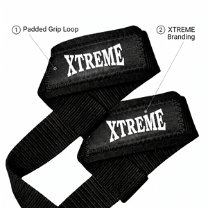 Sangles de musculation, sangles d'entraînement de force, sangles de cross-training, sangles de levage pour soulevés de terre et tractions, accessoires d'entraînement - Product Image 4