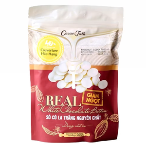 Servicio de Fabricación de Marca Privada al por Mayor, Chocolate Puro HALAL de Primera Calidad, Botones de Chocolate Blanco Real con 40% de Cacao para Galletas - Product Image 1