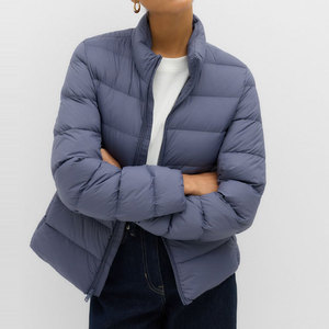 Vestes d'hiver pour femmes, nouvelle collection tendance décontractée, fermeture éclair intégrale, col montant, design bulle, grandes tailles - Product Image 6