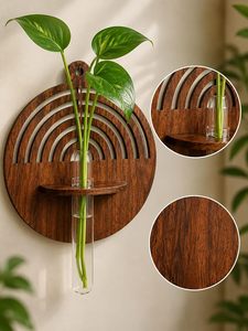Soporte de Pared Moderno Hecho a Mano para Macetas de Bambú, Decoración para Plantas de Interior - Regalo - Product Image 4