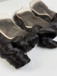Extensions de cheveux humains en gros, tissées, lisses, noir naturel - Product Image 5