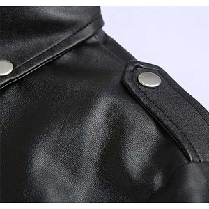 Veste en cuir de vache véritable de haute qualité pour hommes et femmes, mode hivernale de haute qualité avec logo sur le devant, vestes en cuir pour hommes - Product Image 6