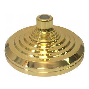 Base de latón dorado para mástil de bandera, accesorios de latón para mástil de madera táctico, para publicidad, para banderas y pancartas promocionales - Product Image 1
