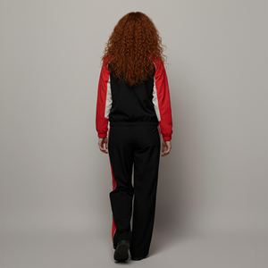 2026 New Arrived Casual wear baggy Fit Color Block fashionable 2 Piece set for Women's Custom Logo Streetwear ladies <b>tracksuit</b> - Product Image 4