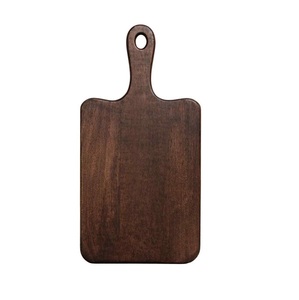 Tabla de cortar de madera natural para cocina, plataforma de corte para verduras, frutas, carne, pan y preparación de alimentos. - Product Image 3