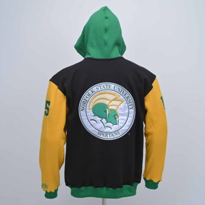 Premium Custom Wholesale Cotton Fleece <b>Zip</b>-<b>Up</b> Hoodie for Men with Front Embroidery and Back Applique Casual Style - Product Image 2