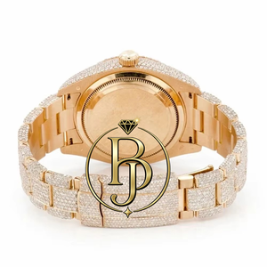 Montre Hip Hop de Luxe pour Hommes avec Diamants Moissanite VVS - Product Image 3