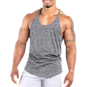 Camisetas de tirantes deportivas para hombre, de secado rápido, con espalda en Y, para culturismo y gimnasio - Product Image 3