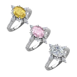 <span class=keywords><strong>2023</strong></span> Fancy Yellow Crushed Ice Gemstone Jewelry 925 Sterling Silver Retro <span class=keywords><strong>Cocktail</strong></span> Anillo de compromiso para mujeres Destiny Jewelry - Product Image 5