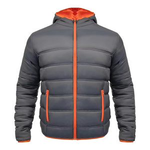 Veste légère d'hiver unisexe en nylon respirant avec fermeture éclair et logo personnalisé, sans rembourrage, pour activités de plein air, service OEM - Product Image 5