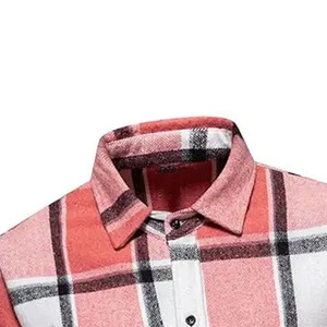 Chemise à carreaux boutonnée pour homme, chemise décontractée de qualité supérieure, chemise à carreaux à manches longues, fabricant OEM à marque privée - Product Image 2