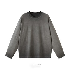 Sudadera de Manga Larga con Cuello Redondo para Mujer, Estilo Vintage, Casual, Lavada, Personalizada, al por Mayor, Marca Boutique de EE. UU., Reino Unido y Europa, OEM - Product Image 2