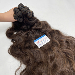 Prix de gros – Extensions de cheveux naturels 100 % humains, tissage non traité, sans nœuds, sans perte, super soyeux, grande quantité en stock - Product Image 4