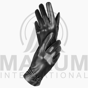 Gants d'extérieur en cuir du Pakistan pour femmes, gants thermiques élégants pour la conduite automobile - Product Image 3