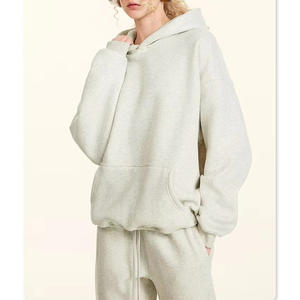 Survêtement décontracté et ample à coupe évasée, avec manches surdimensionnées, taille élastique et tissu doux au toucher - Product Image 6