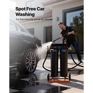 Sistema Portatile di Acqua Deionizzata per Autolavaggio Senza Macchie, 2 x 4L, con Valvola di Bypass per Resina DI e Misuratore TDS, Attrezzatura per la Cura dell'Auto - Product Image 2