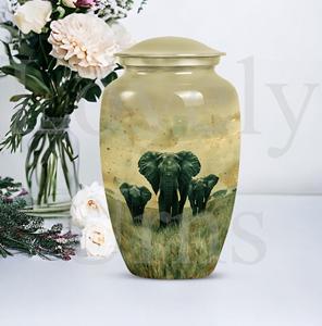 Urna con forma de elefante, recipiente para cremación, para la conservación sentimental de cenizas, recuerdo conmemorativo, tributo decorativo - Product Image 3
