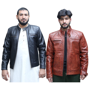 Design Your Own <b>Leather</b> Fashion <b>Jackets</b> High Quality Men <b>Leather</b> <b>Jacket</b> in Best Price <b>Long</b> Sleeve - Product Image 5