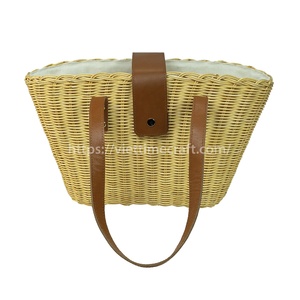 Sac de plage d'été en rotin fait main moderne chaud avec sangle sécurisée Style national durable pour la vente en gros - Product Image 2
