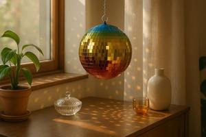 Espejo de lujo Mirror Luxe, bola de discoteca minimalista - Product Image 2