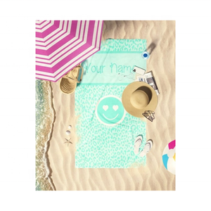 Extra Large Lightweight 100% Cotton Beach <b>Towel</b> Eco-Friendly Quick Dry Embroidered Sand Resistant Plush for Home Family Picnics - Product Image 1