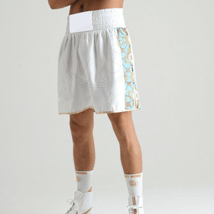 Pantalones Cortos de Boxeo Transpirables y Ligeros, Pantalones Cortos de Boxeo de Marca Privada, Pantalones Cortos de Boxeo de Color Sólido, Tallas Grandes - Product Image 4