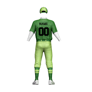 OEM Wholesale Custom Printed Unisex Baseball Uniform Set with Custom Logo & Team Name Breathable Plus Size Polyester Low Price - Product Image 4
