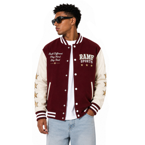 Wholesale Custom Logo Baseball Varsity <b>Jacket</b> <b>Men</b> Sublimation Stylish Letterman Sportswear Varsity <b>Winter</b> Plus Size <b>Men's</b> <b>Jacket</b> - Product Image 1